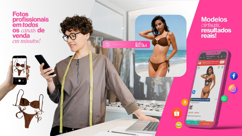 A FotoModel destaca o conforto da sua coleção casual com imagens realistas e impactantes.