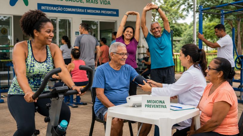 O Impacto das Academias da Saúde na Integração Comunitária e Medicina Preventiva